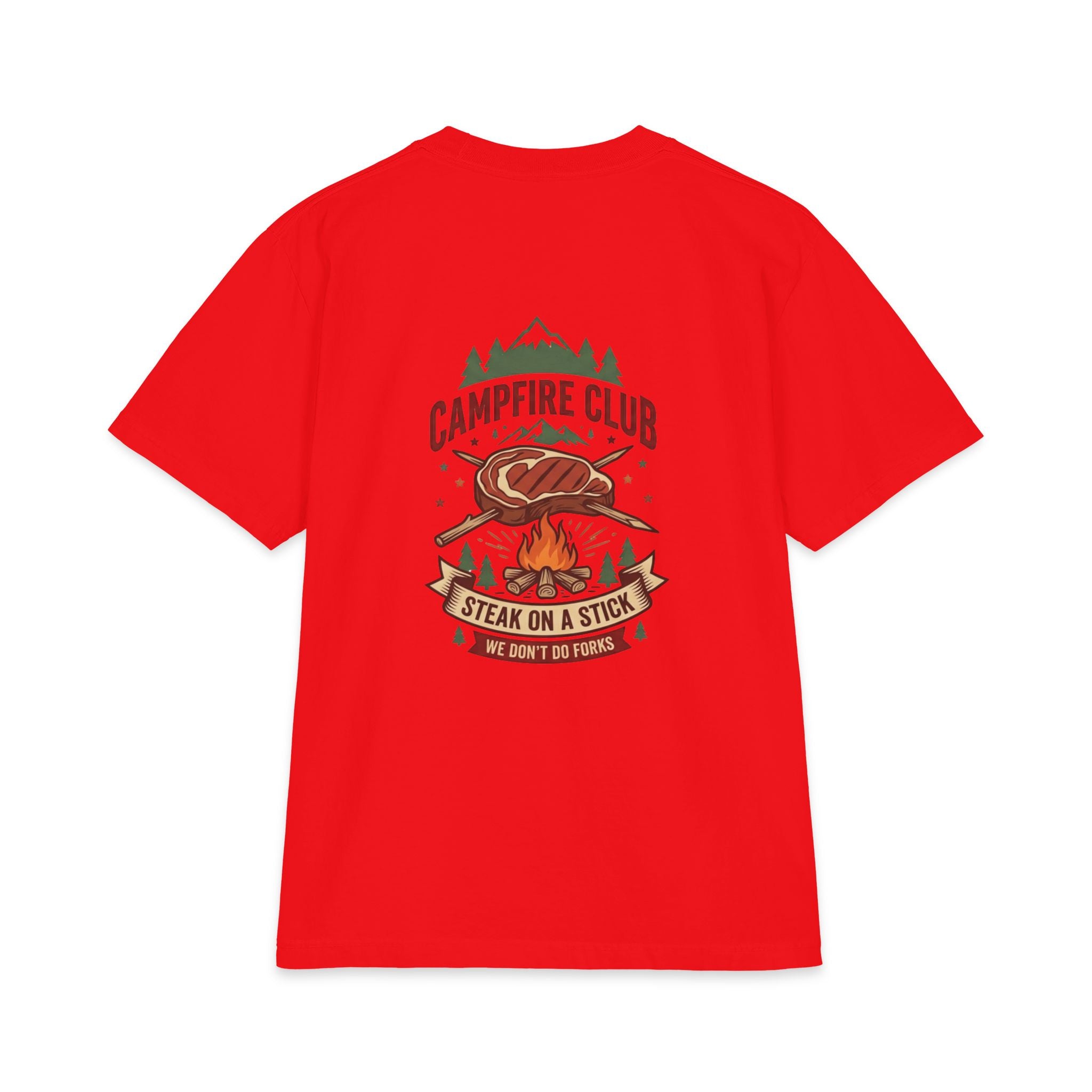 Campfire Steak on a Stick Club T‑Shirt