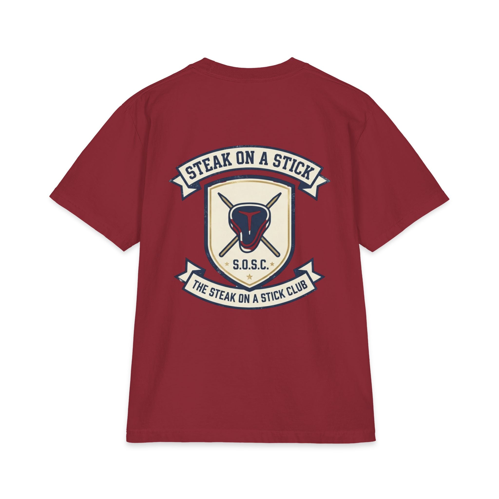Steak On A Stick Club T-Shirt — S.O.S.C. Logo Tee