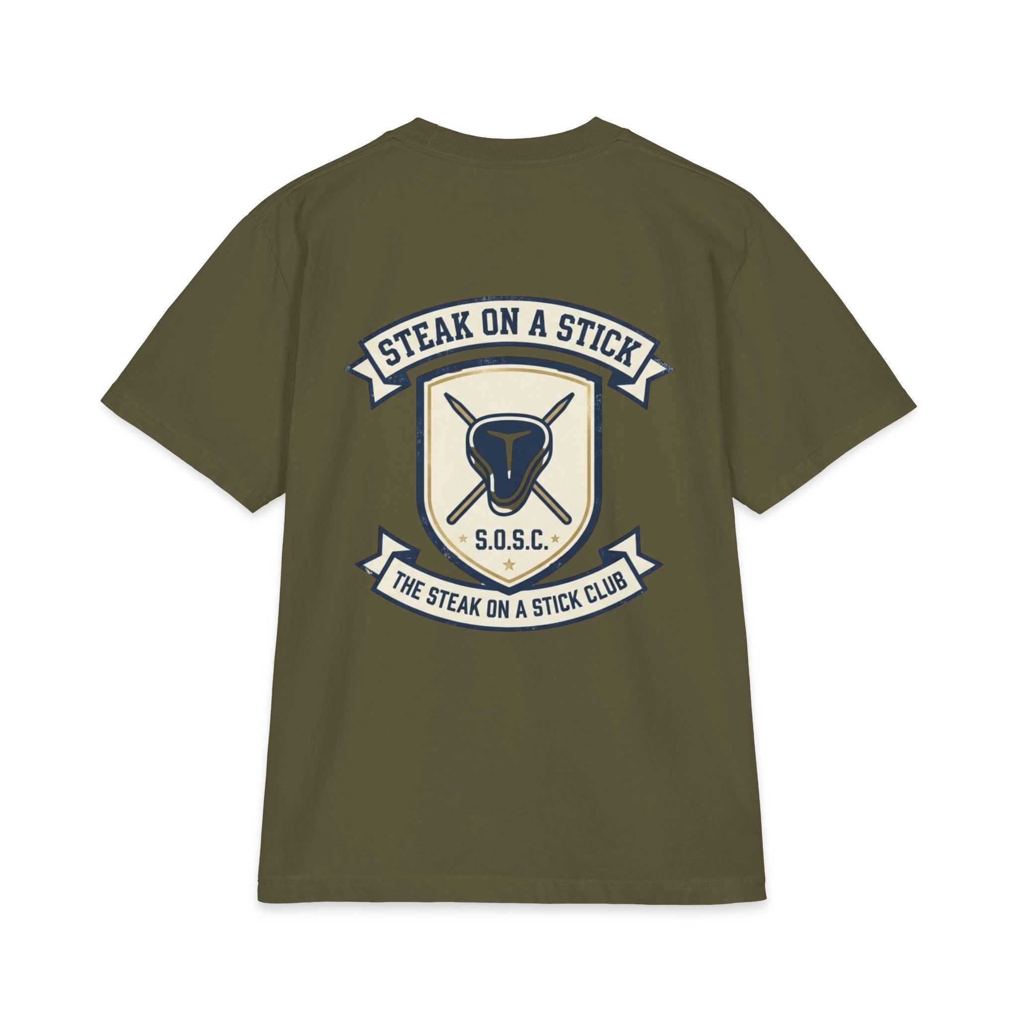 Steak On A Stick Club T-Shirt — S.O.S.C. Logo Tee