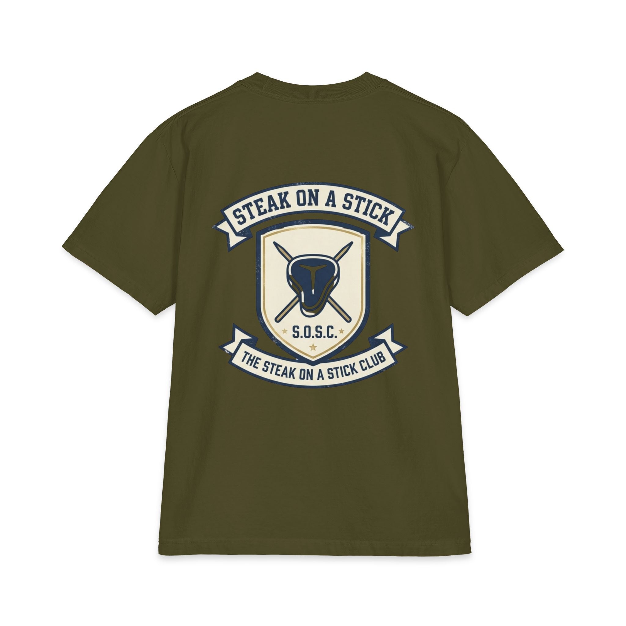 Steak On A Stick Club T-Shirt — S.O.S.C. Logo Tee