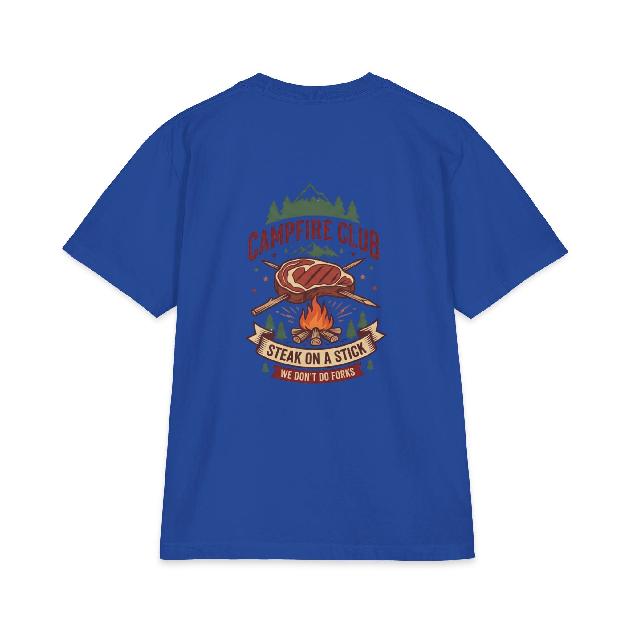 Campfire Steak on a Stick Club T‑Shirt