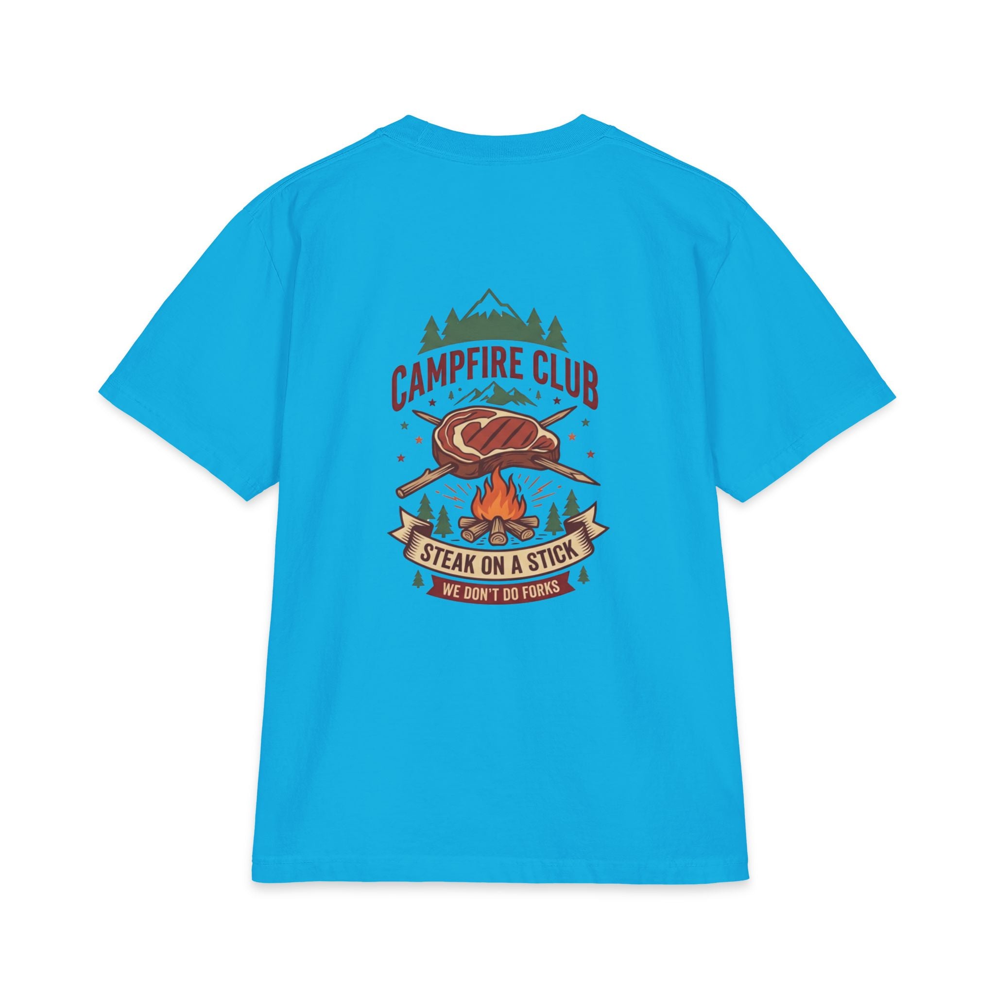 Campfire Steak on a Stick Club T‑Shirt