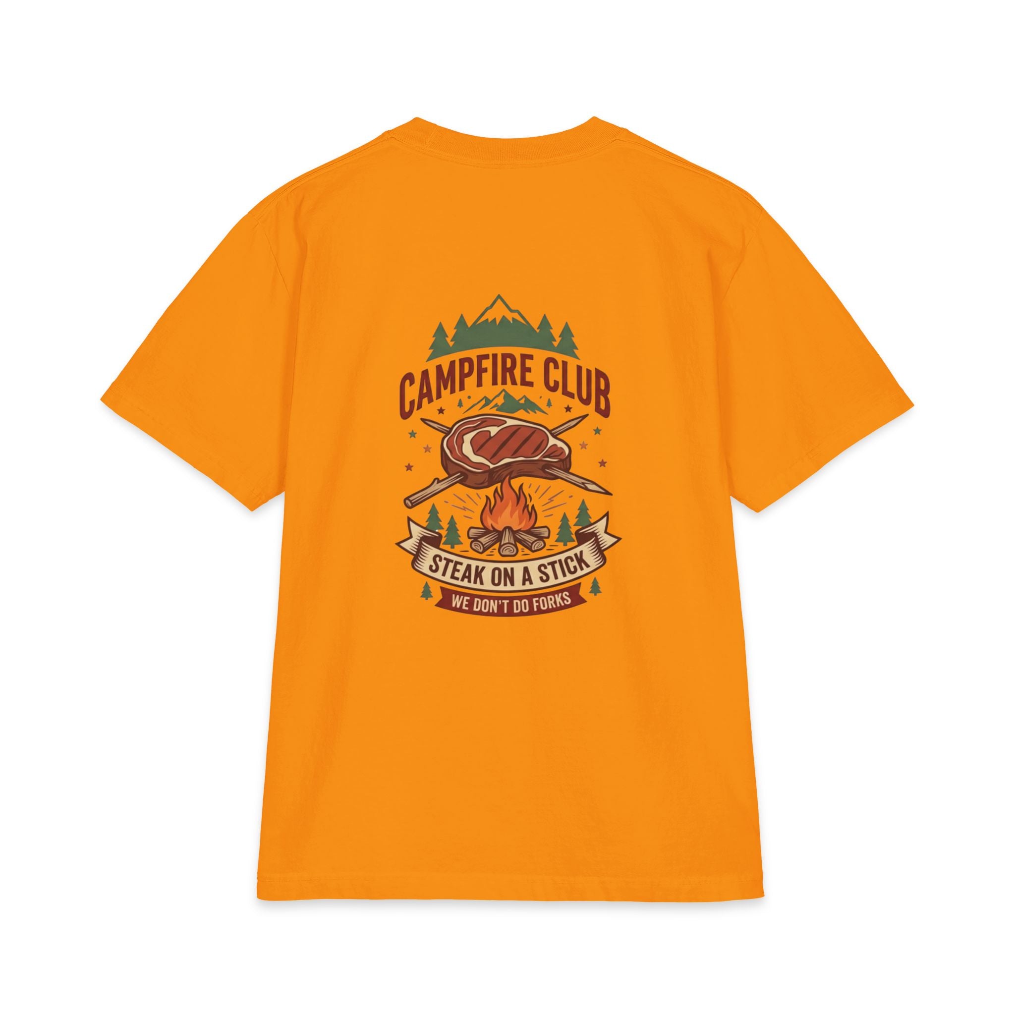 Campfire Steak on a Stick Club T‑Shirt