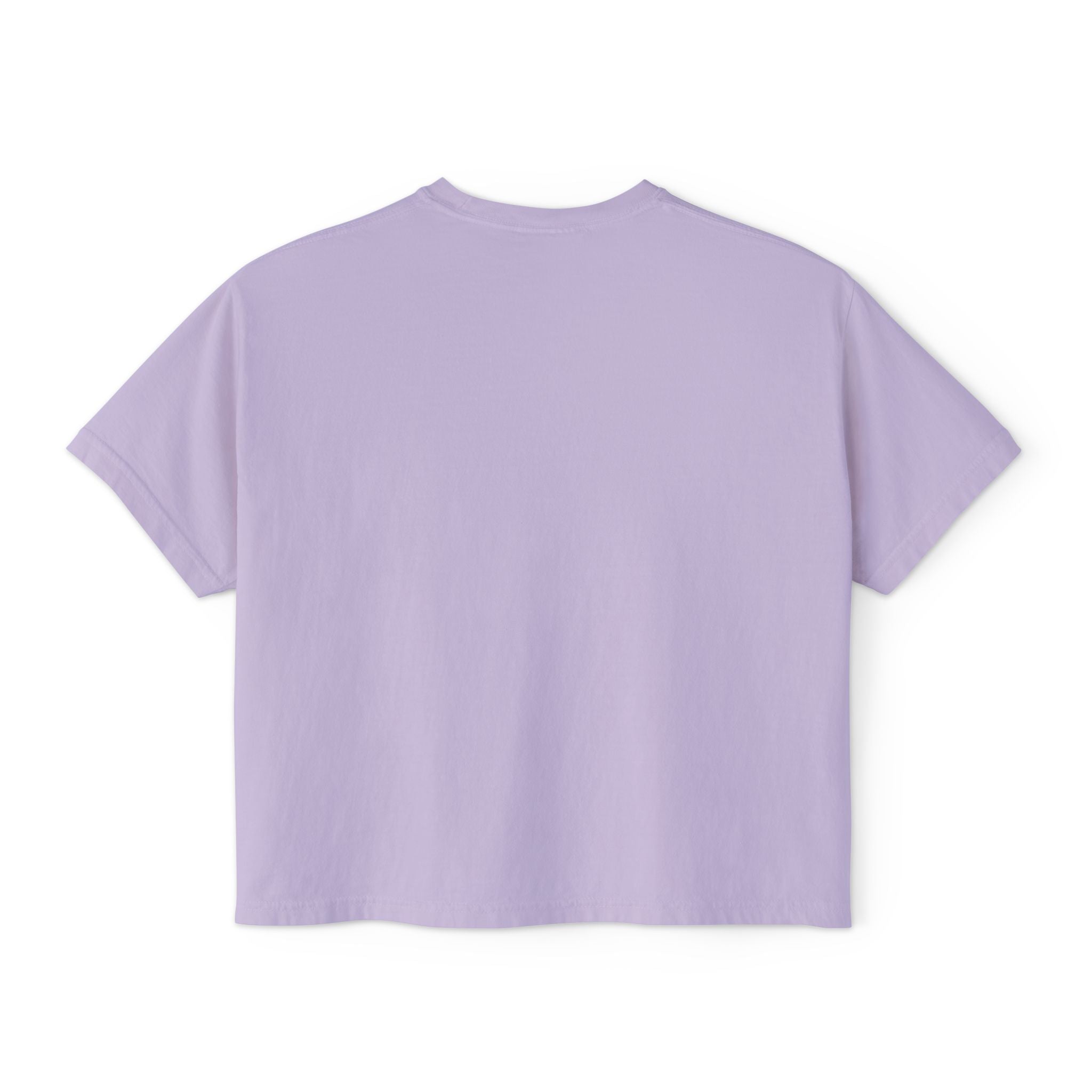 Minimalist Icon Boxy Tee — Cute Graphic Women's Crop T-Shirt