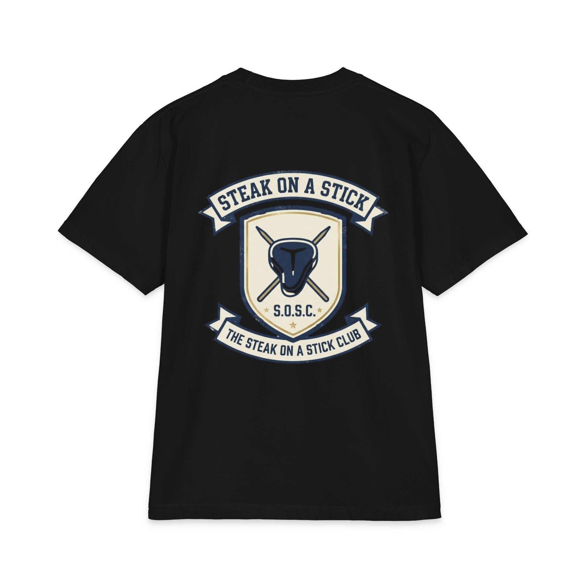 Steak On A Stick Club T-Shirt — S.O.S.C. Logo Tee