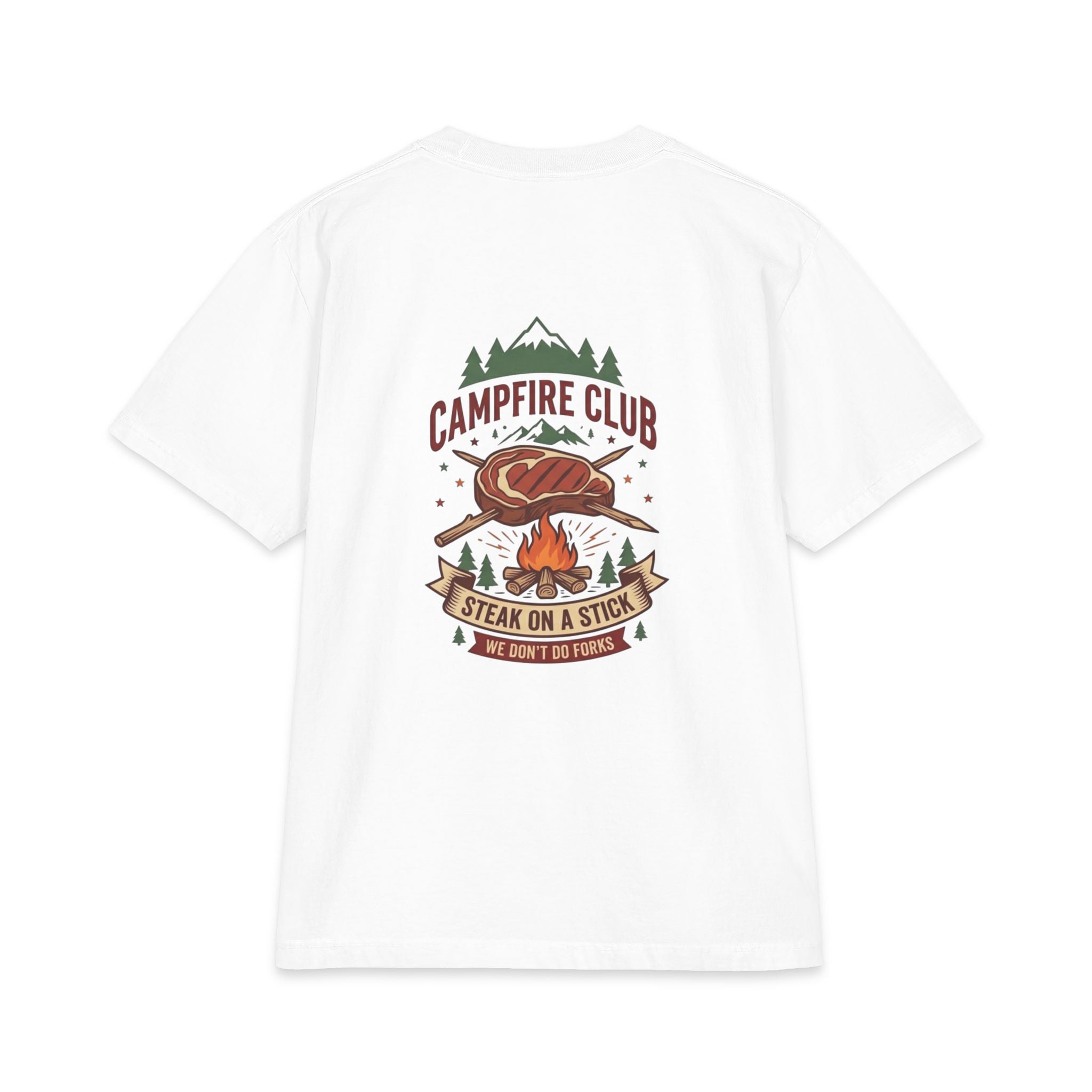 Campfire Steak on a Stick Club T‑Shirt