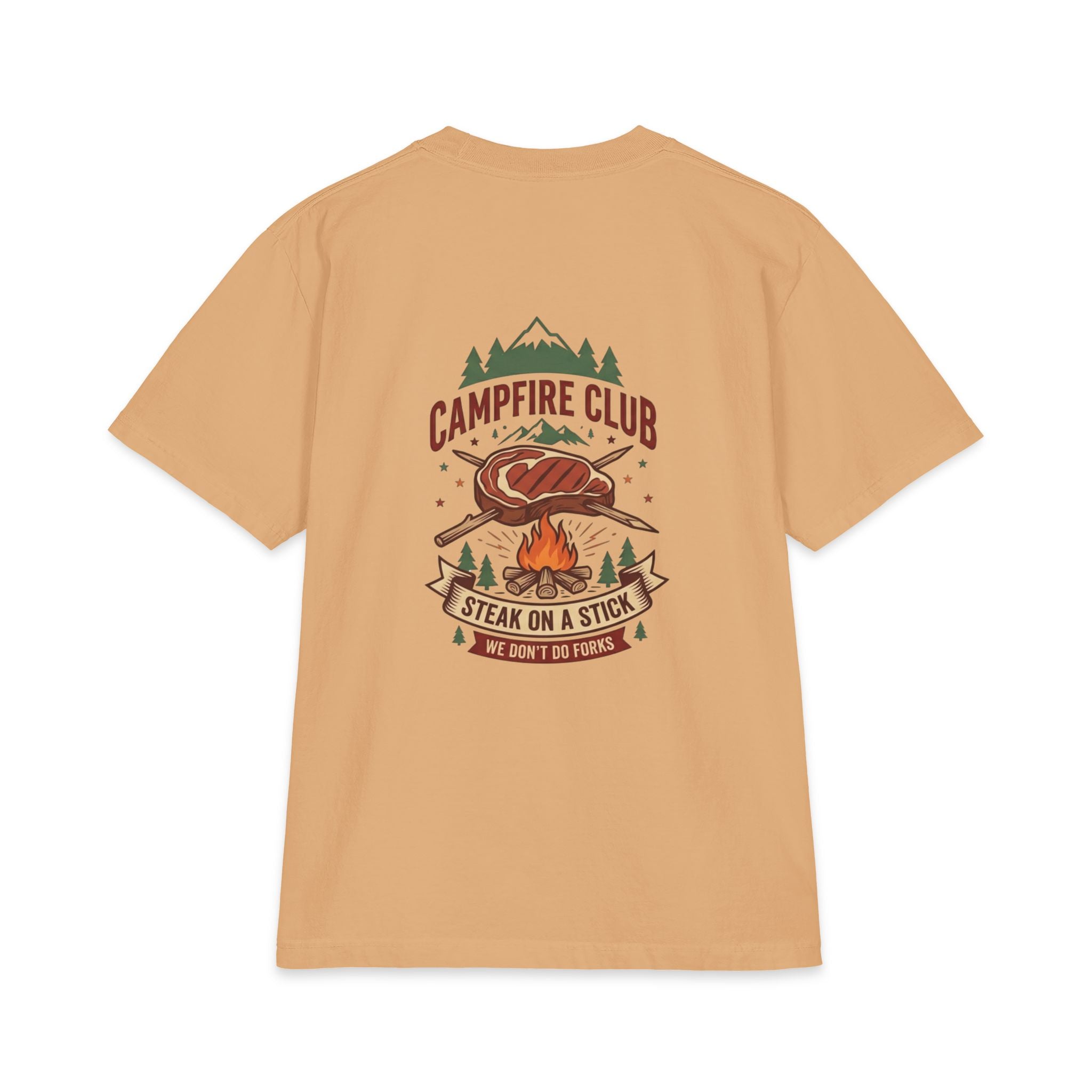 Campfire Steak on a Stick Club T‑Shirt