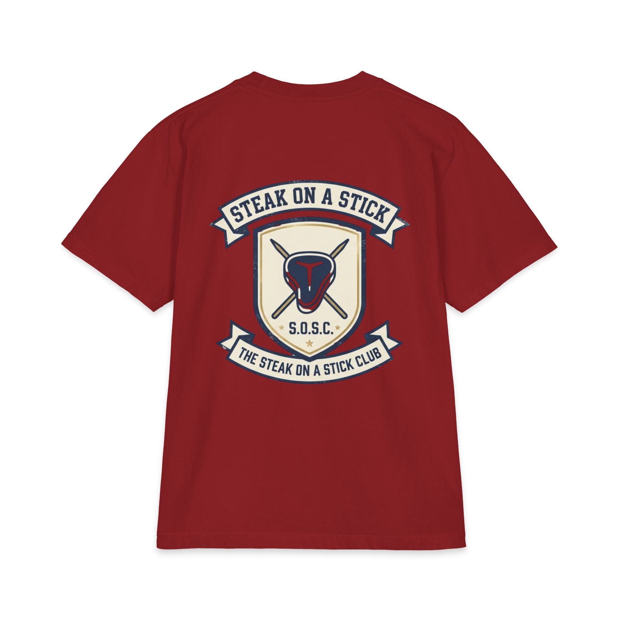 Steak On A Stick Club T-Shirt — S.O.S.C. Logo Tee