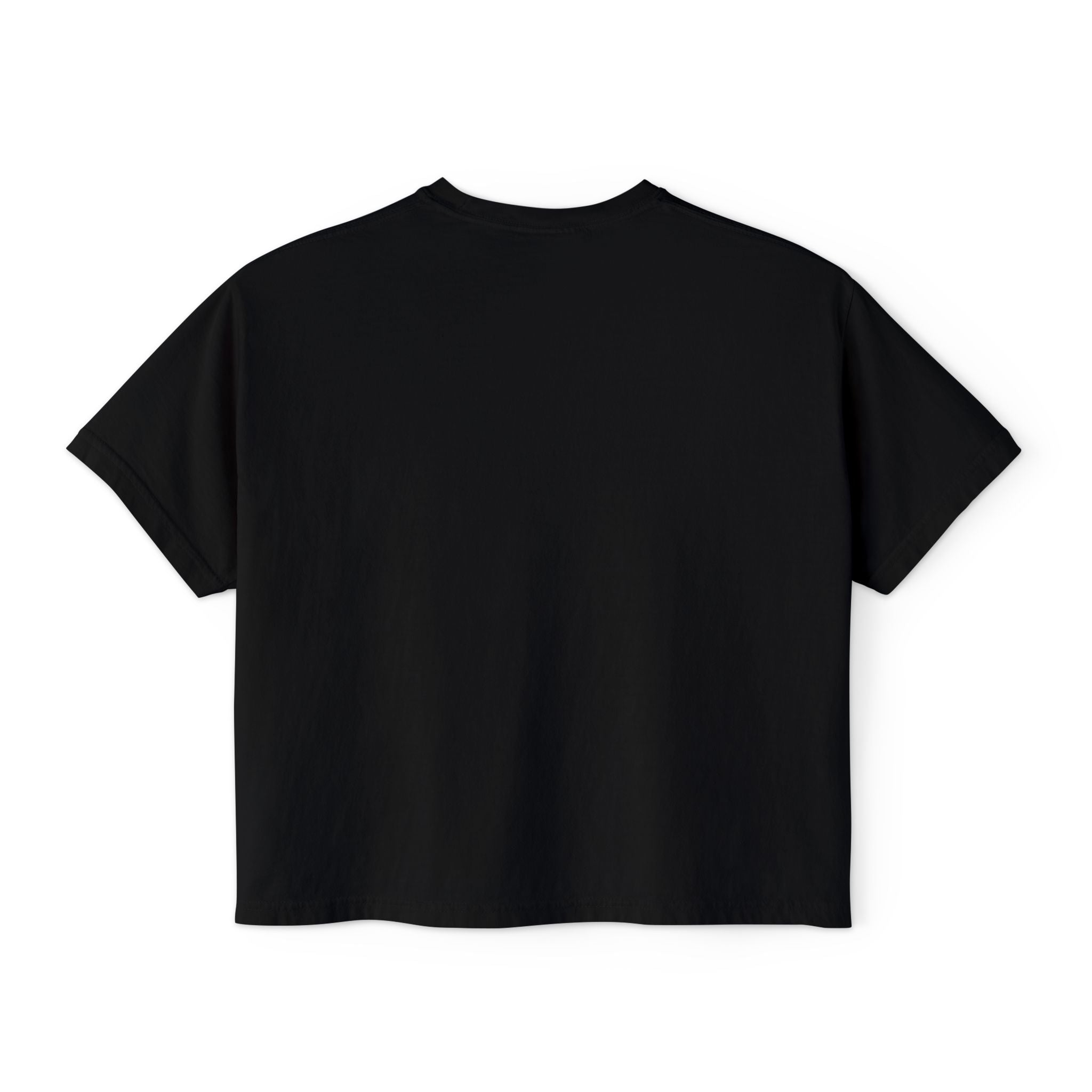 Minimalist Icon Boxy Tee — Cute Graphic Women's Crop T-Shirt