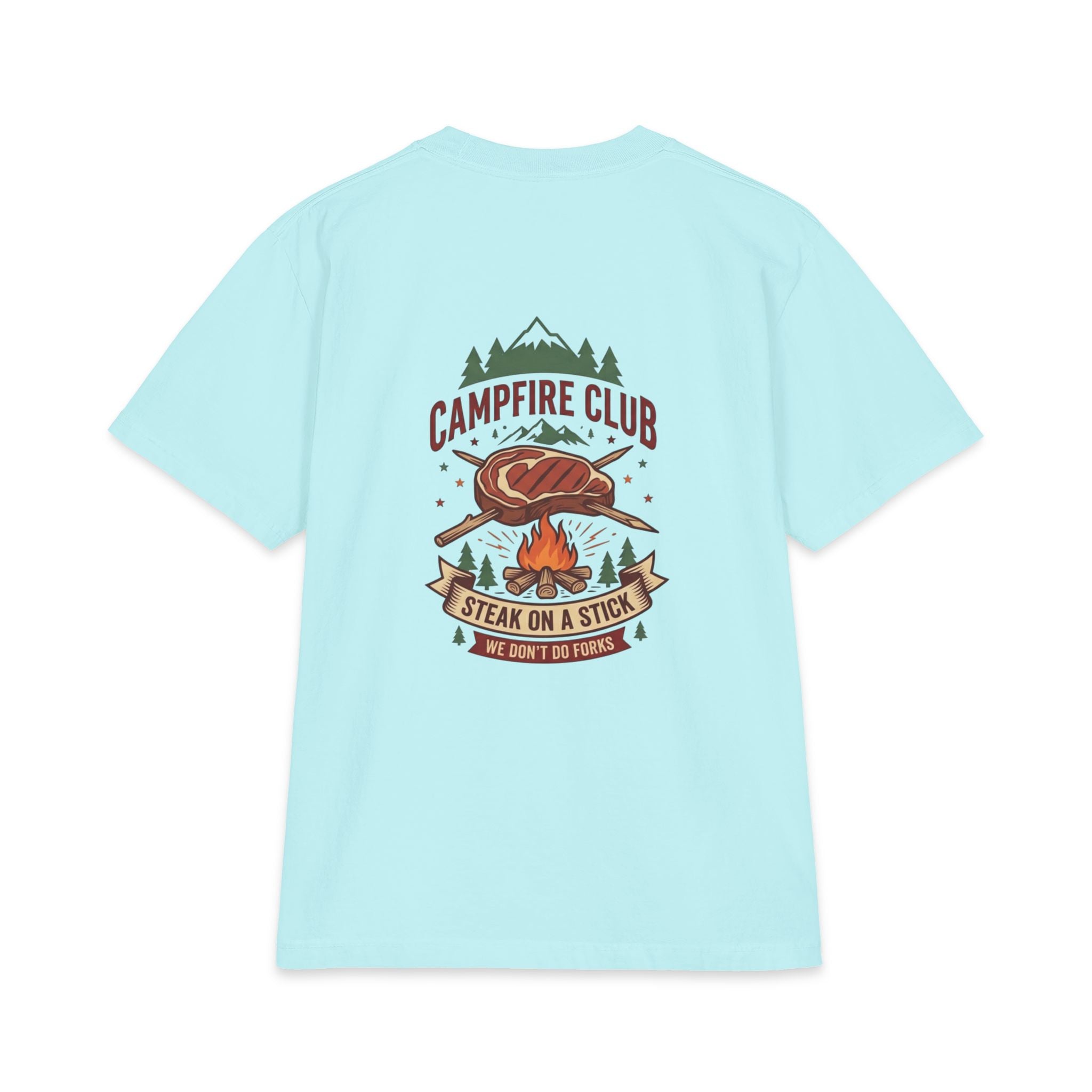 Campfire Steak on a Stick Club T‑Shirt