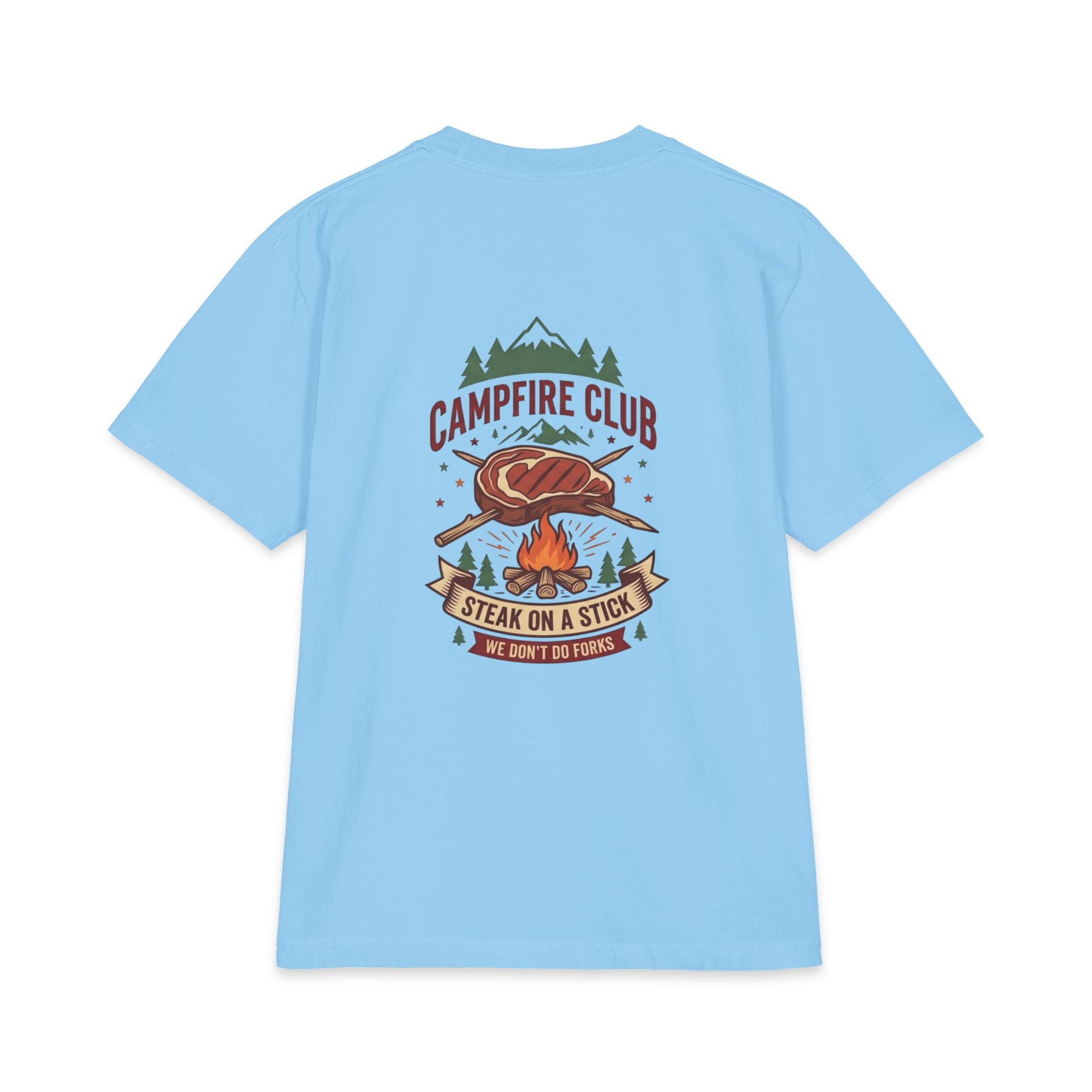 Campfire Steak on a Stick Club T‑Shirt